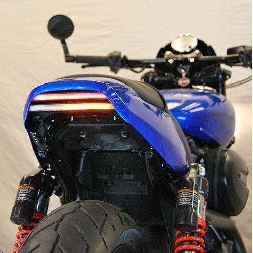 PartzBiz HD: 4408134-New Rage Cycles SROD-TL Black LED Taillight w/ Signals 12-17 Harley Street Rod
