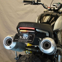 PartzBiz HD TR578968 - New Rage Cycles Fender Eliminator Kit w/ LED Lights '18 Ducati Scrambler 1100 Best new upgrade replacement turn signals brake light indicator custom 578968