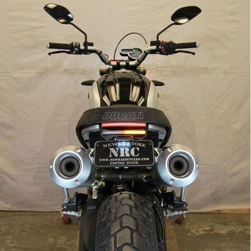 PartzBiz HD: 4408139-New Rage Cycles Tucked Fender Eliminator Kit w/ LEDs '18 Ducati Scrambler 1100 สุดยอดการอัพเกรดใหม่ เปลี่ยนสัญญาณไฟเลี้ยว ไฟเบรกแบบกำหนดเอง 578970