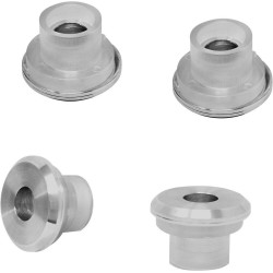 PartzBiz HD WP827-04001 - Nomadic Performance N-HF-1 Chrome Handlebar Bushings Harley FLS FXS FXD XL 84-03 