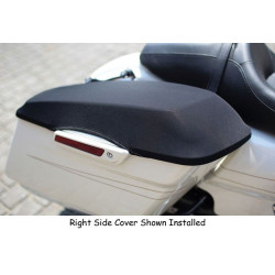 PartzBiz HD MU26730 - NoviStretch Harley Saddlebag Lid Mask Cover 93-Later Heavy Duty Synthetic