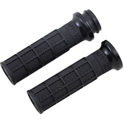 PartzBiz HD DS06302691 - ODI Harley Hart-Luck Signature V-Twin Black Grips Harley w/ Cable Throttle 84-Up PartzBiz HD DS06302691 - ODI Harley Hart-Luck Signature V-Twin Black Grips Harley w/ Cable Throttle 84-Up
