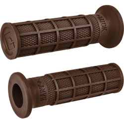 PartzBiz HD DS06302734 - ODI Hart-Luck Signature Full-Waffle Slip-On Grips 1" Brown Harley & Custom PartzBiz HD DS06302734 - ODI Hart-Luck Signature Full-Waffle Slip-On Grips 1" Brown Harley & Custom