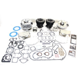 PartzBiz HD VT11-5555 - OHO Panhead ชุดกระบอกสูบและหัวท้ายพร้อมปะเก็น Harley Panhead 63-84
