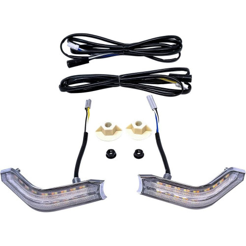 PartzBiz HD: 4407989-Pathfinder LED Cowl Light DRL Sequential Turn Signals Honda Gold Wing GL1800 18-19 PartzBiz HD: 4407989-Pathfinder LED Cowl Light DRL Sequential Turn Signals Honda Gold Wing GL1800 18-19