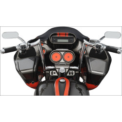 PartzBiz HD DS06011444 - Paul Yaffe 10" OEM Monkey Bars Chrome Ape Hangers Handlebars Harley FLHR FLTR | OEMB125-10 C