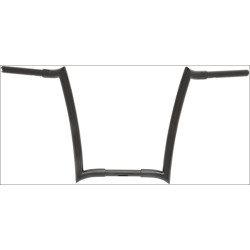 PartzBiz HD DS06013141 - Paul Yaffe 14" OEM Monkey Bars Black Ape Hangers Handlebars Harley FLHR FLTR | OEMB125-14 B