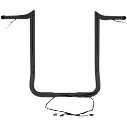 PartzBiz HD DS06015311 - Paul Yaffe Bagger Nation Black Wired 14" Monkey Handlebars Harley Batwing 14-Up PartzBiz HD DS06015311 - Paul Yaffe Bagger Nation Black Wired 14" Monkey Handlebars Harley Batwing 14-Up