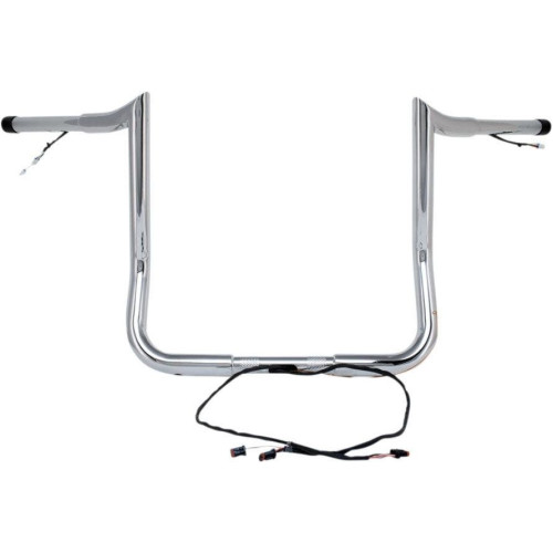 PartzBiz HD: 4407918-Paul Yaffe Bagger Nation Chrome Wired แฮนด์ลิง 10” Monkey Harley Batwing 14-Up PartzBiz HD: 4407918-Paul Yaffe Bagger Nation Chrome Wired แฮนด์ลิง 10” Monkey Harley Batwing 14-Up