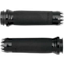 PartzBiz HD WP827-05144 - Paul Yaffe Black Yafterburner Hand Grips for Harley Throttle by Wire | GYB-FBW-B PartzBiz HD WP827-05144 - Paul Yaffe Black Yafterburner Hand Grips for Harley Throttle by Wire | GYB-FBW-B