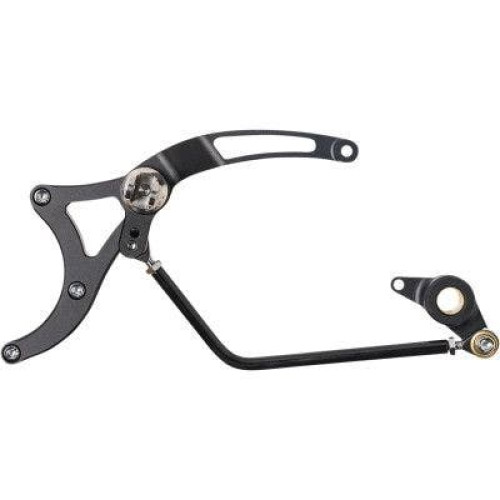 PartzBiz HD: 4407817-Performance Machine 0035-1172M-SMB Black Ops Mid Controls Harley M8 Softail best new upgrade replacement custom bobber chopper levers