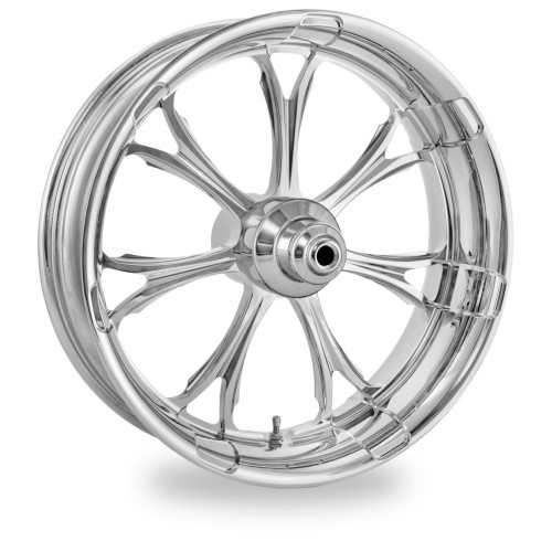 PartzBiz HD: 4407779-Performance Machine 17” ล้อหลัง Chrome Paramount ชุดยาง Harley 09-15 | เครื่องสมรรถนะ