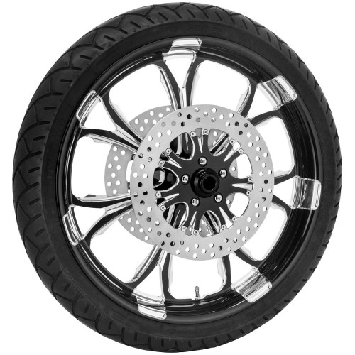 PartzBiz HD: 4407757-Performance Machine 21" Front Black Paramount Wheel Rotor PKG Harley 08-13 ABS | Performance Machine