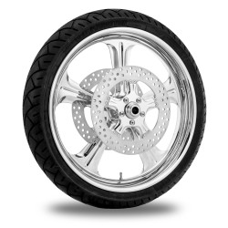 PartzBiz HD TRPM8105 - Performance Machine ล้อหน้า Chrome Wrath 21” ยางโรเตอร์แพ็คเกจ Harley 14-15 | เครื่องสมรรถนะ