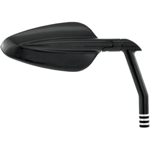 PartzBiz HD: 4407709-Performance Machine Black Contrast Cut Vision Arrow Handlebar Mirror - 0064-2023-BM