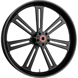 PartzBiz HD PM12047106RSRRSMB - Performance Machine Black Sierra Front Wheel 21x3.5 Dual Disc ABS Harley 08-Up
