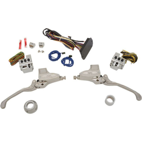 PartzBiz HD: 4407614-Performance Machine Chrome 9/16 Can Bus Handlebar Control Kit 14-16 FLH | 0062-4025-CH PartzBiz HD: 4407614-Performance Machine Chrome 9/16 Can Bus Handlebar Control Kit 14-16 FLH | 0062-4025-CH