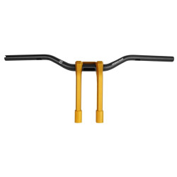 PartzBiz HD PM0208-2186M-SMG - Performance Machine Black Ops Phatbar Riser Kit External Wiring Harley Cable TBW