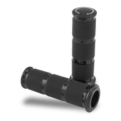 PartzBiz HD PM0063-2086-B - Performance Machine PM XLS สายปลอกแฮนด์ Grips Black Contour 84-17 | 0063-2086-บี PartzBiz HD PM0063-2086-B - Performance Machine PM XLS สายปลอกแฮนด์ Grips Black Contour 84-17 | 0063-2086-บี