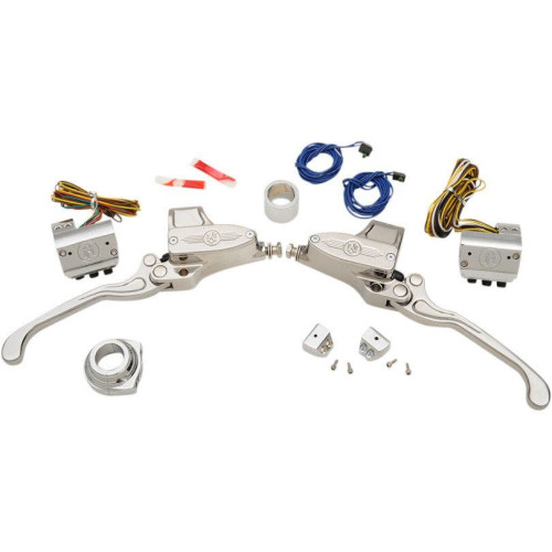 PartzBiz HD: 4407413-Performance Machine PM Chrome 9/16 Handlebar Controls Hydraulic Clutch 3 Button | 0062-4020-CH PartzBiz HD: 4407413-Performance Machine PM Chrome 9/16 Handlebar Controls Hydraulic Clutch 3 Button | 0062-4020-CH