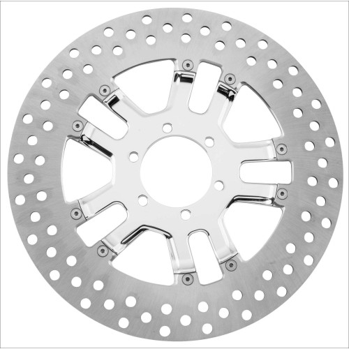 PartzBiz HD: 4407337-Performance Machine PM Dixon Chrome Front 11.5" Brake Rotor Harley 00-up | 0133-1522DXNS-CH