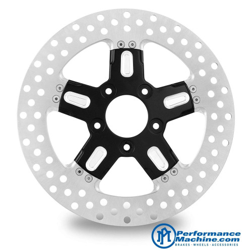 PartzBiz HD: 4407344-Performance Machine PM Formula Black Platinum Cut 11.8 Front Brake Rotor Harley | 0133-1800FRMS-BMP PartzBiz HD: 4407344-Performance Machine PM Formula Black Platinum Cut 11.8 Front Brake Rotor Harley | 0133-1800FRMS-BMP