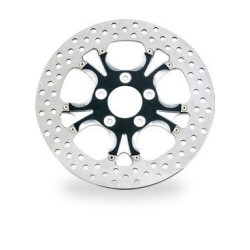 PartzBiz HD PM0133-1802GATS-BMP - Performance Machine PM Gasser Luxe Gatlin Black Platinum Rear 11.8" Brake Rotor | 0133-1802GATS-BMP