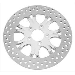 PartzBiz HD PM0133-1802HEAS-CH - Performance Machine PM Heathen Paramount Chrome Rear 11.8" Brake Rotor Harley  | 0133-1802HEAS-CH