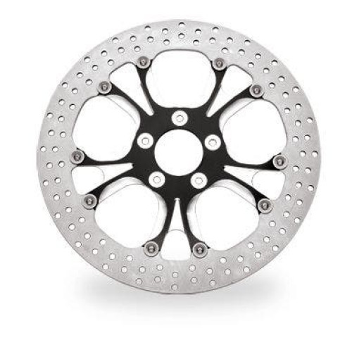 PartzBiz HD: 4407329-Performance Machine PM Luxe Gatlin Black Platinum Cut Front 13" Brake Rotor | 0133-3015GATS-BMP PartzBiz HD: 4407329-Performance Machine PM Luxe Gatlin Black Platinum Cut Front 13" Brake Rotor | 0133-3015GATS-BMP