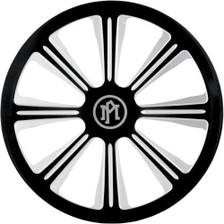 PartzBiz HD PM0206-2010RIV-BM - Performance Machine PM Riviera Black Contrast Super Gas Air Cleaner Insert Only | 0206-2010RIV-BM