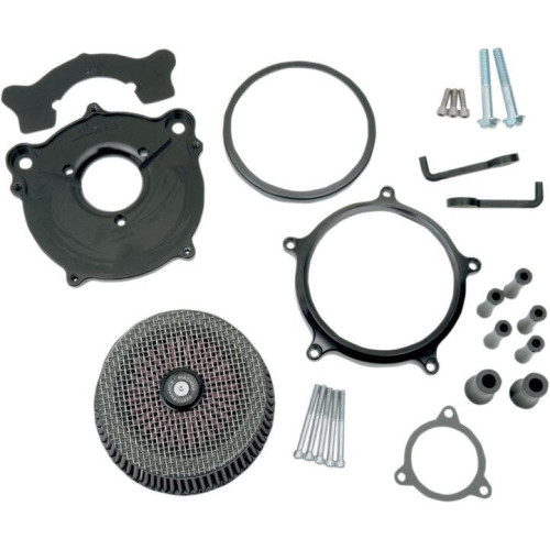 PartzBiz HD: 4407221-Performance Machine Super Gas Air Cleaner Black Harley Throttle By Wire 08-17