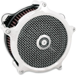 PartzBiz HD PM0206-2139-CH - Performance Machine Super Gas Air Cleaner Chrome Harley Milwaukee Eight 17-Up