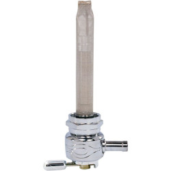 PartzBiz HD TR498638 - Pingel 4311-CF Power Flo Flamed Chrome Round 90 Deg Rear 22mm Petcock Harley | 4311-CF PartzBiz HD TR498638 - Pingel 4311-CF Power Flo Flamed Chrome Round 90 Deg Rear 22mm Petcock Harley | 4311-CF