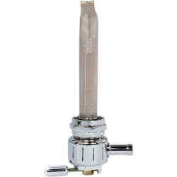 PartzBiz HD DSDS390251 - Pingel 4311-CG Power Flo Grooved Chrome Round 90 Deg Rear 22mm Petcock Harley | 4311-CG PartzBiz HD DSDS390251 - Pingel 4311-CG Power Flo Grooved Chrome Round 90 Deg Rear 22mm Petcock Harley | 4311-CG