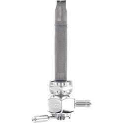 PartzBiz HD DSDS390235 - Pingel 6311-CH Power Flo Smooth Chrome HEX 180 Deg Inward 22mm Petcock Harley | 6311-CH PartzBiz HD DSDS390235 - Pingel 6311-CH Power Flo Smooth Chrome HEX 180 Deg Inward 22mm Petcock Harley | 6311-CH