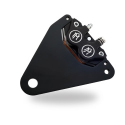 PartzBiz HD PM1266-0052-BM - น.สีดำ Contrast Cut 4 ลูกสูบด้านหลังเบรค Caliper และวงเล็บสำหรับ Harley Softail 84-87 - 1266-0052-BM PartzBiz HD PM1266-0052-BM - น.สีดำ Contrast Cut 4 ลูกสูบด้านหลังเบรค Caliper และวงเล็บสำหรับ Harley Softail 84-87 - 1266-0052-BM