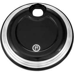 PartzBiz HD PM0200-2005MRC-BM - Performance Machine PM Black Contrast Cut Merc Fuel Door for Harley FLH/FLT 08-up PartzBiz HD PM0200-2005MRC-BM - Performance Machine PM Black Contrast Cut Merc Fuel Door for Harley FLH/FLT 08-up