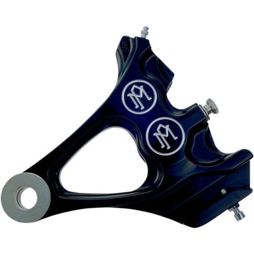 PartzBiz HD: 4407077-PM Black Contrast Cut Rear Brake Integrated Caliper Harley Softail 87-99 - 1274-0076-1-BM PartzBiz HD: 4407077-PM Black Contrast Cut Rear Brake Integrated Caliper Harley Softail 87-99 - 1274-0076-1-BM