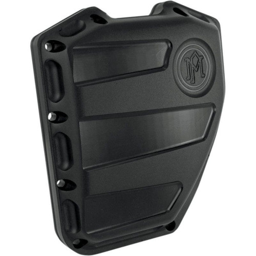PartzBiz HD: 4407053-Performance Machine Black Ops ฝาครอบไทม์มิ่ง Scallop Harley Twin Cam 01-15 | 0177-2020-SMB
