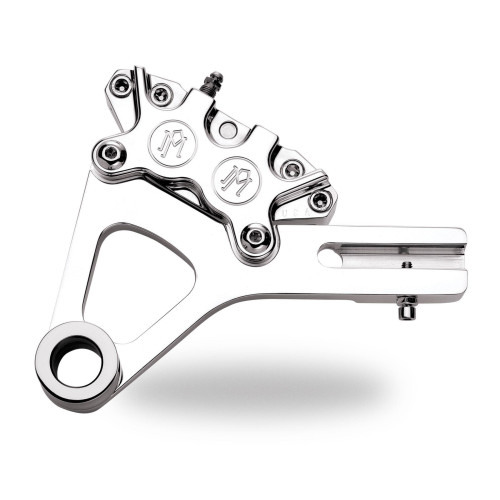 PartzBiz HD: 4407019-PM Chrome 4 ลูกสูบคาลิปเปอร์เบรคหลังสำหรับ Harley Dyna 08-14 รุ่น - 1259-0052-CH PartzBiz HD: 4407019-PM Chrome 4 ลูกสูบคาลิปเปอร์เบรคหลังสำหรับ Harley Dyna 08-14 รุ่น - 1259-0052-CH