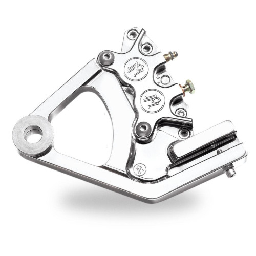 PartzBiz HD: 4407024-PM Chrome 6 ลูกสูบเครื่องวัดเส้นผ่าศูนย์กลางเบรคหลังสำหรับ Harley Softail 87-99 - 1274-0072-CH PartzBiz HD: 4407024-PM Chrome 6 ลูกสูบเครื่องวัดเส้นผ่าศูนย์กลางเบรคหลังสำหรับ Harley Softail 87-99 - 1274-0072-CH