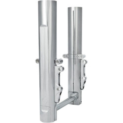 PartzBiz HD PM0208-2096-CH - Performance Machine PM Chrome Dual Disc Lower Legs Sliders 14-18 FLH  0208-2096-CH