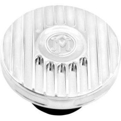 PartzBiz HD PM0210-2071GRL-CH - PM Custom Gas Fuel Caps Grill Black Ops for Harley L96-23 Big Twin; L96-22 XL | 0210-2071GRL-CH