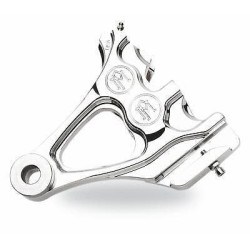 PartzBiz HD PM1285-0076-CH - PM Performance Machine คาลิปเปอร์เบรคหลังแบบโครเมียม Harley Softail 00-07 1285-0076-CH