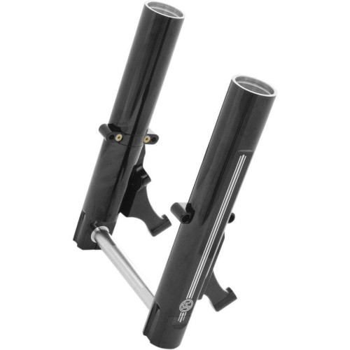 PartzBiz HD: 4406973-PM Radial Caliper Black Contrast Dual Disc Lower Legs Sliders 00-07 FLH | Performance Machine PartzBiz HD: 4406973-PM Radial Caliper Black Contrast Dual Disc Lower Legs Sliders 00-07 FLH | Performance Machine