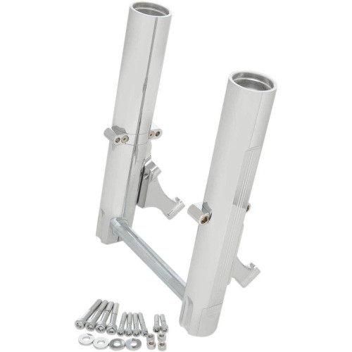 PartzBiz HD: 4406935-PM Radial Caliper Chrome Dual Disc Lower Legs Sliders 00-07 FLH | เครื่องสมรรถนะ PartzBiz HD: 4406935-PM Radial Caliper Chrome Dual Disc Lower Legs Sliders 00-07 FLH | เครื่องสมรรถนะ
