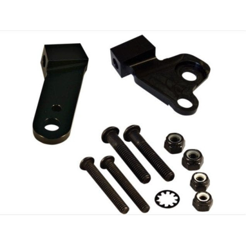 PartzBiz HD: 4406865-PowerMadd Cobra 34264 Black Hand Guard Mount Kit 15-19 Softail fat boy breakout heritage classic slim w/ Mechanical Clutch 0635-1613 06351613