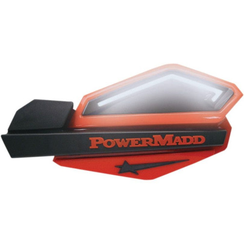 PartzBiz HD: 4406832-PowerMadd Cobra Orange LED Light Kit for Star Series Handguards Covers 34290