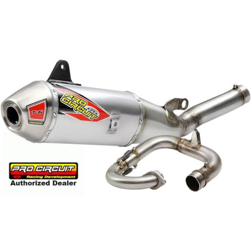 PartzBiz HD: 4406815-Pro Circuit T-6 Stainless Exhaust System w Arrestor '19 Yamaha YZ250F 0131925G 1820-1855 18201855