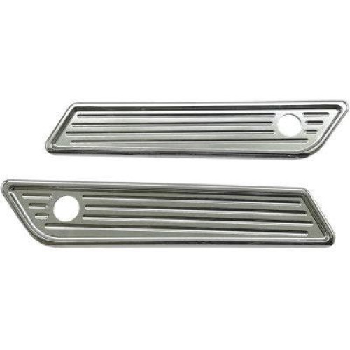 PartzBiz HD: 4406795-Pro One 104722 Chrome Saddlebag Cover Latch Ball-Milled Harley Touring 14-20 3501-1583 35011583 electra road street glide king